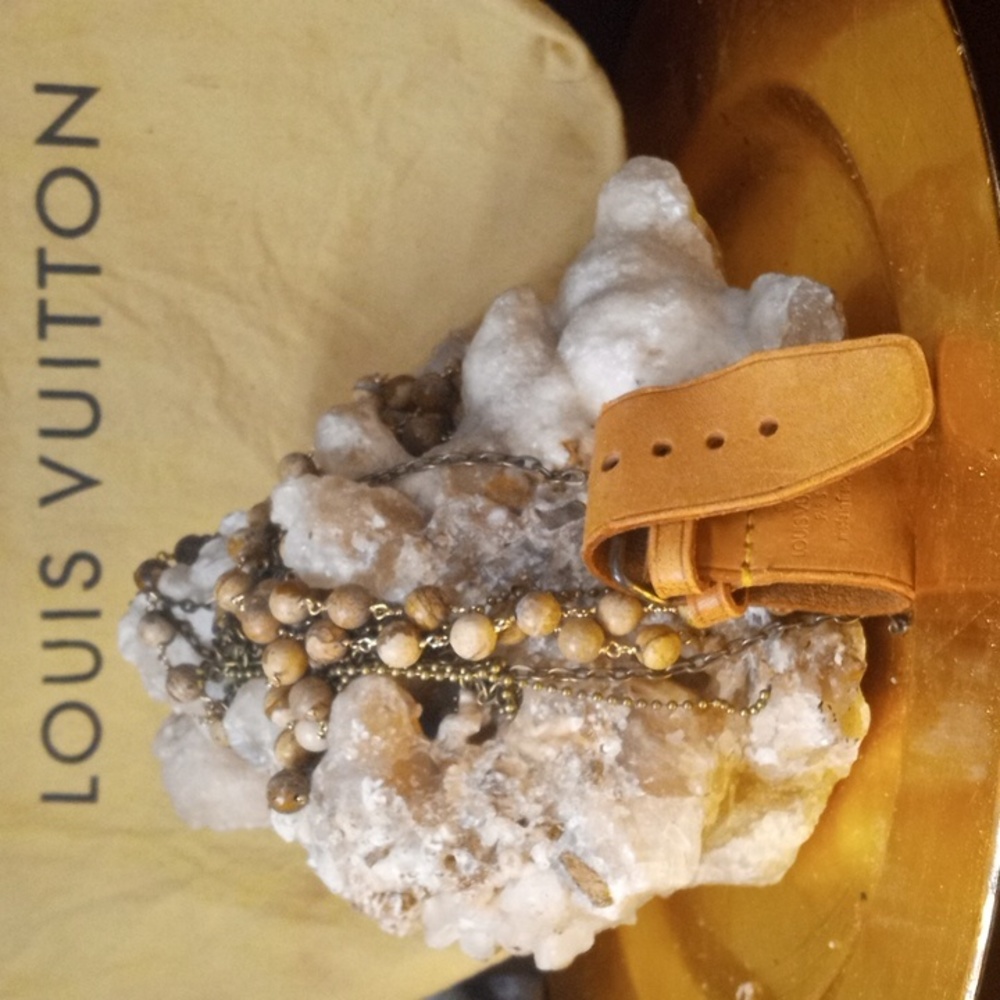 Authentic Louis Vuitton Vanchetta Luggage Tag with Poignet Keepall D